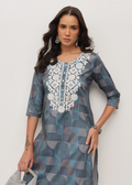 LINEAR THREADS - STRETCHABLE KURTI