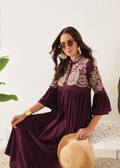 BOHO DRESS - VINTAGE WINE