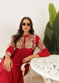 BOHO DRESS - COSMIC RED