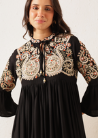BOHO DRESS - BLACK