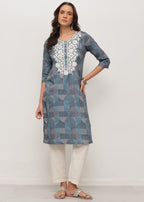 LINEAR THREADS - STRETCHABLE KURTI