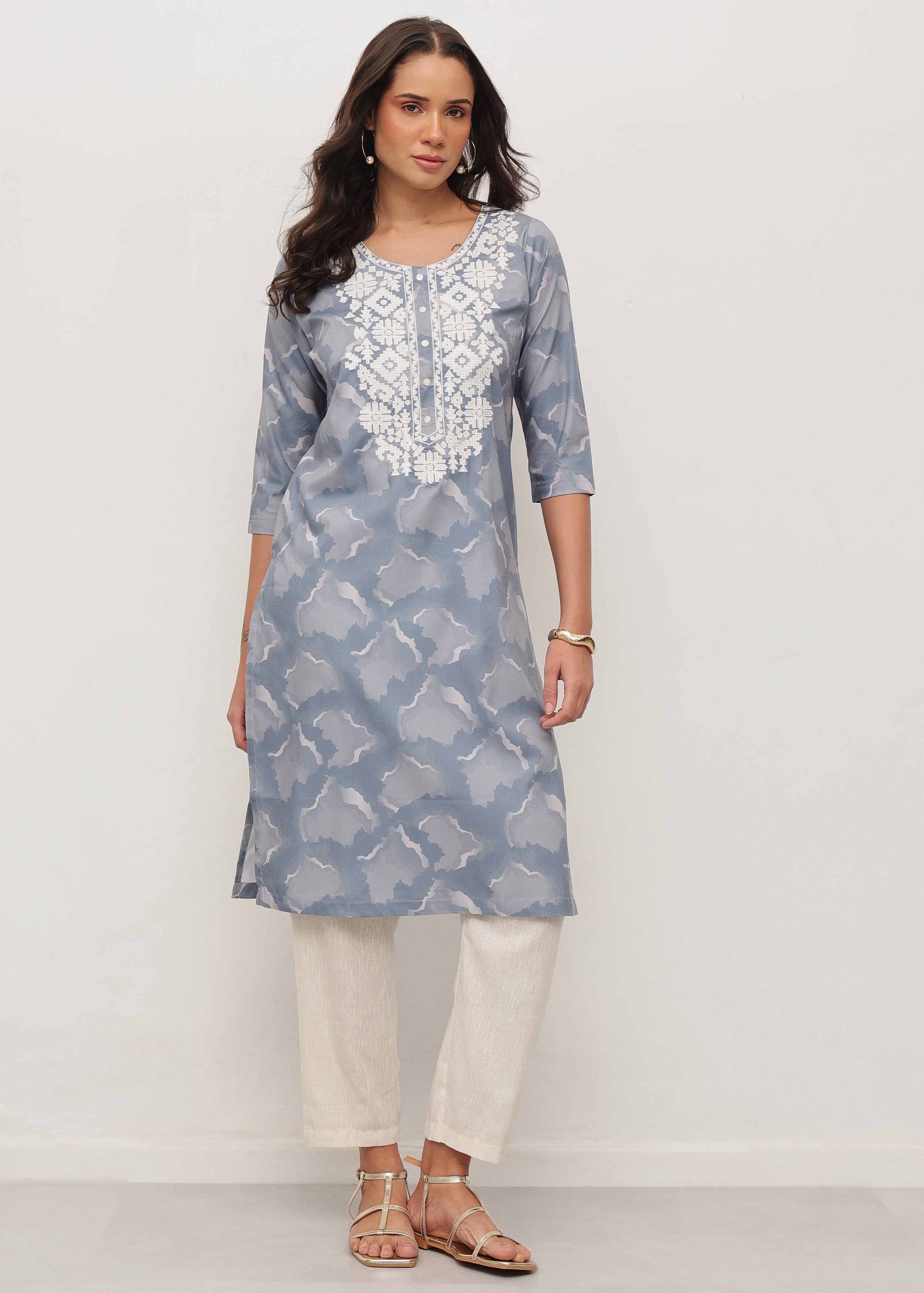 CITRUS THREADS - STRETCHABLE KURTI