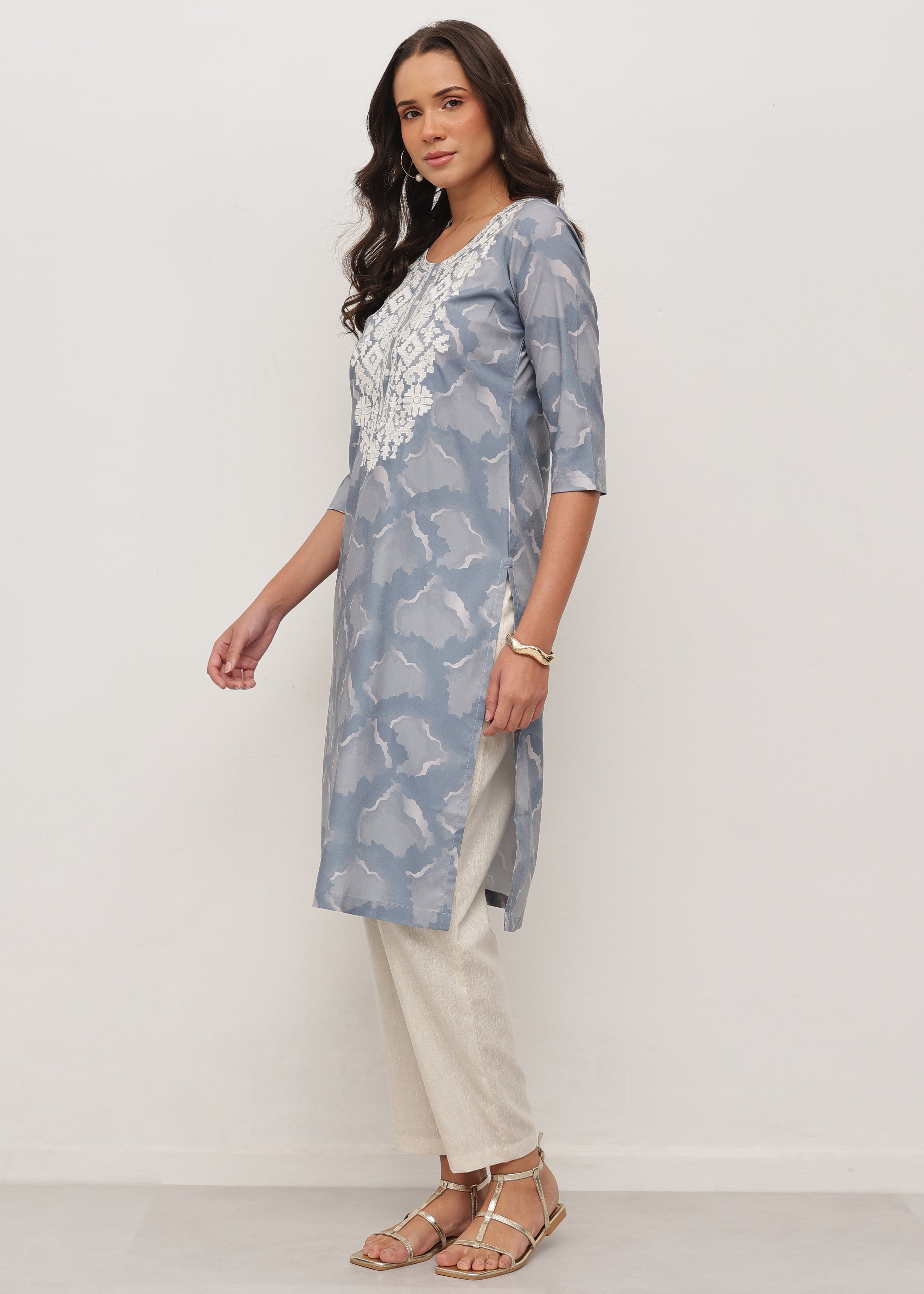 CITRUS THREADS - STRETCHABLE KURTI
