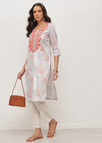 CLOUDY THREADS - STRETCHABLE KURTI - 2