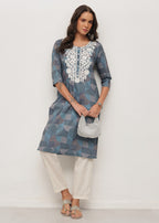 LINEAR THREADS - STRETCHABLE KURTI