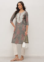 MOSAIC THREADS - STRETCHABLE KURTI