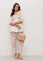 LINEN  PEACH SET
