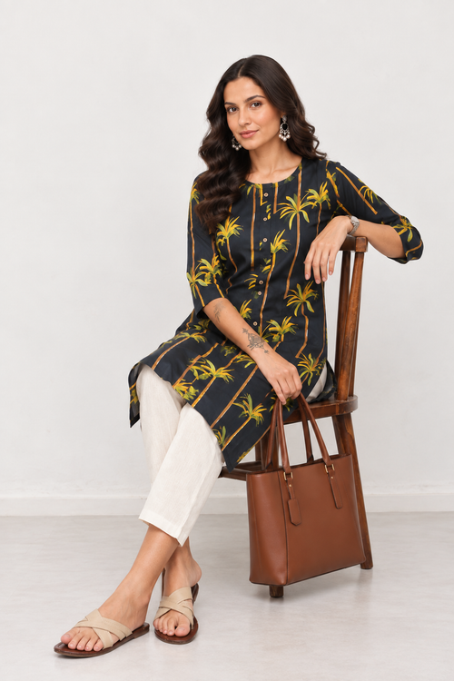 BLACK BEACH KURTA