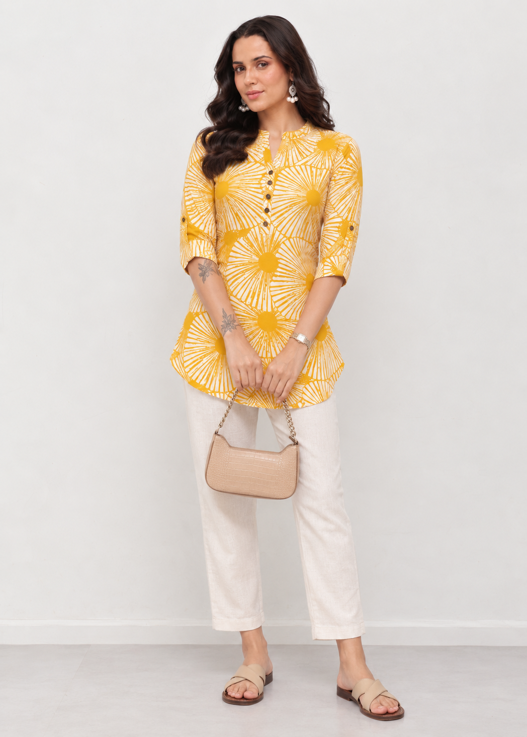ABSTRACT COTTON TOP