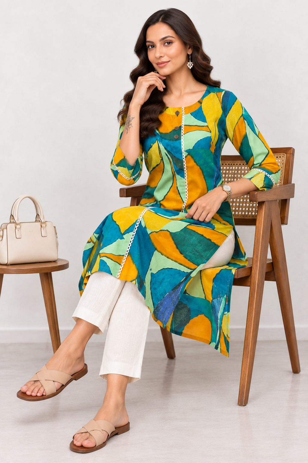 80's COTTON KURTA