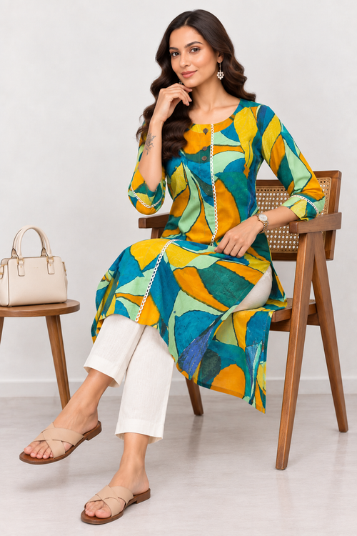 80's COTTON KURTA