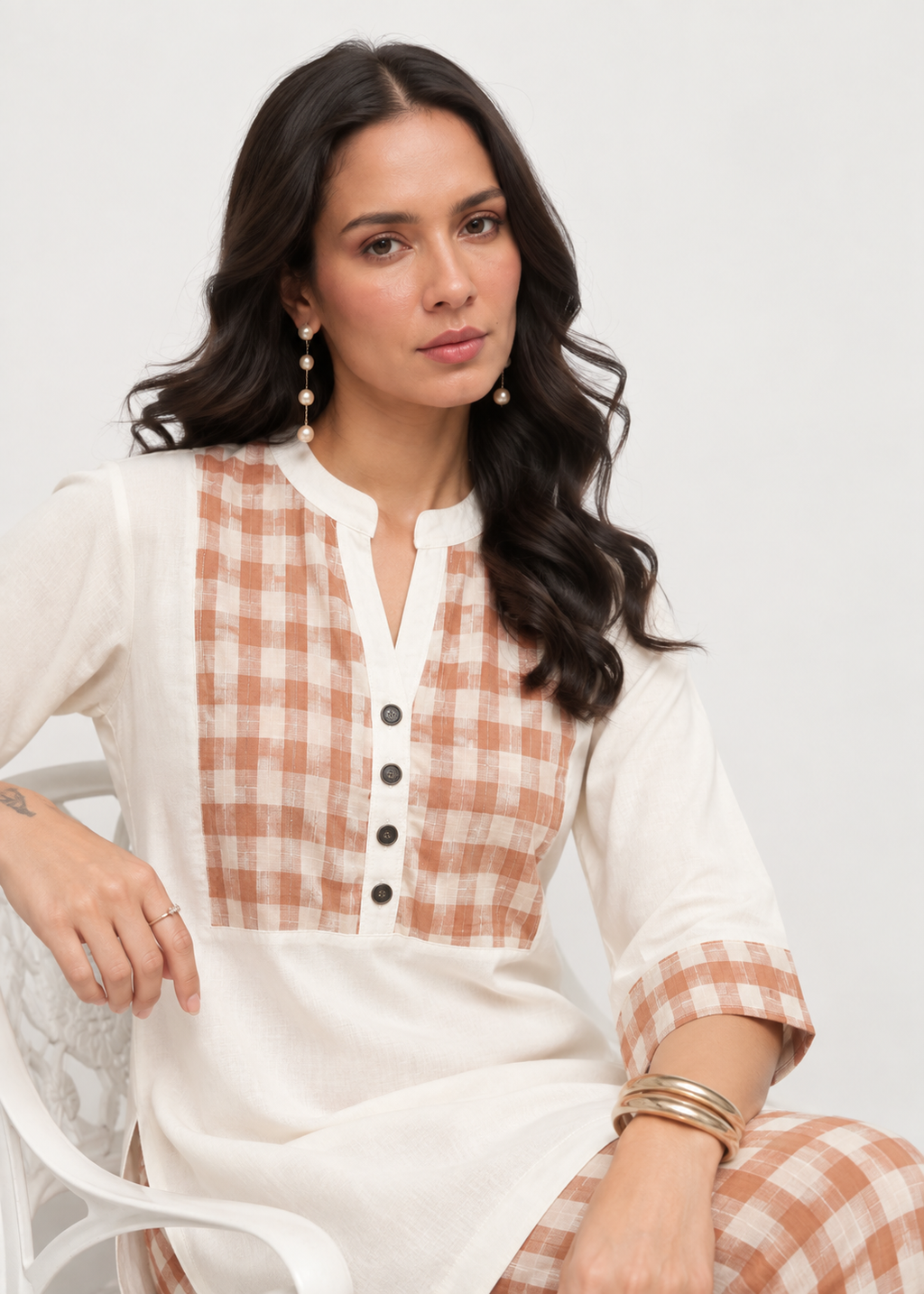 GINGHAM COORD-SET