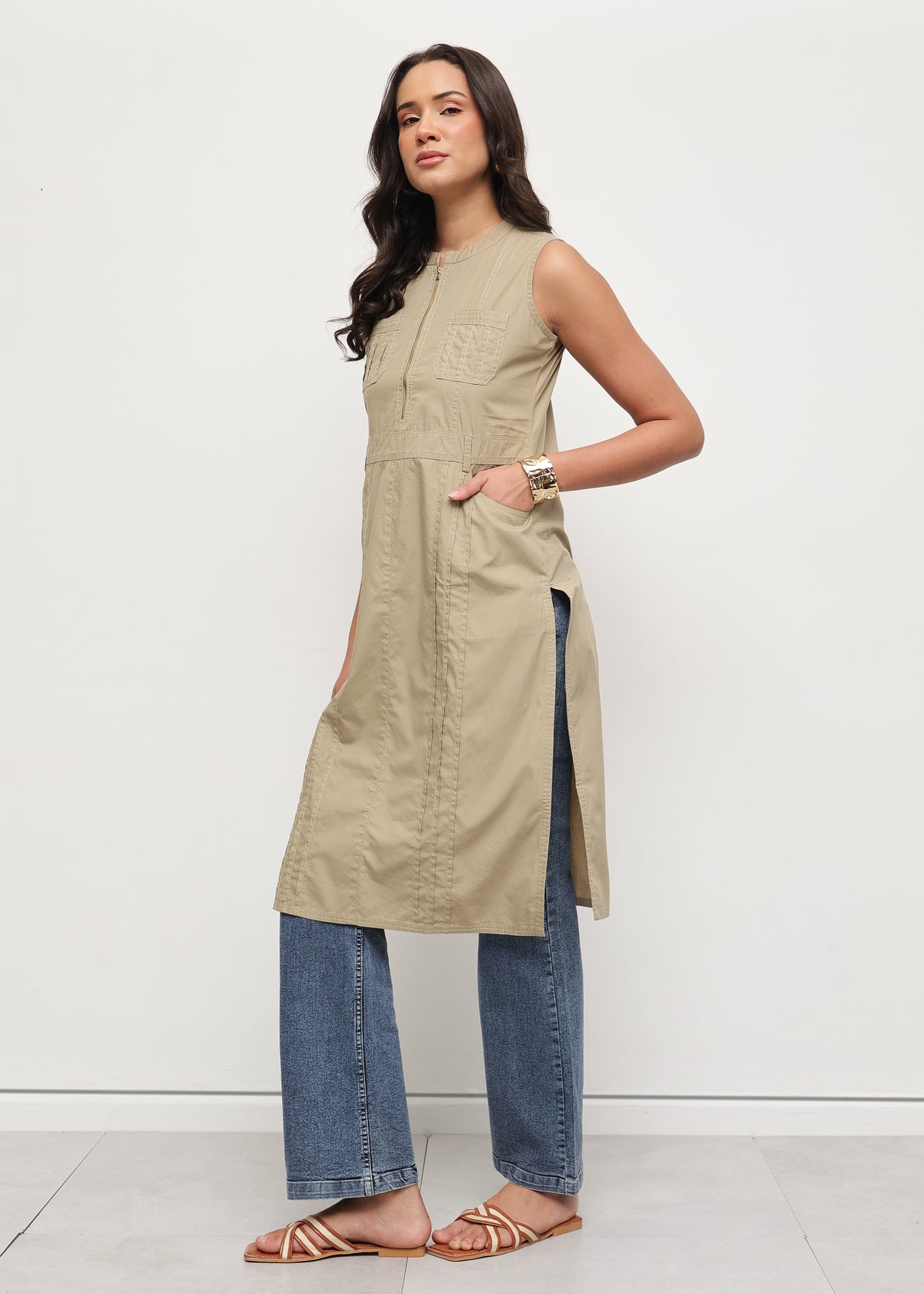 HAMILTON TUNIC - BEIGE