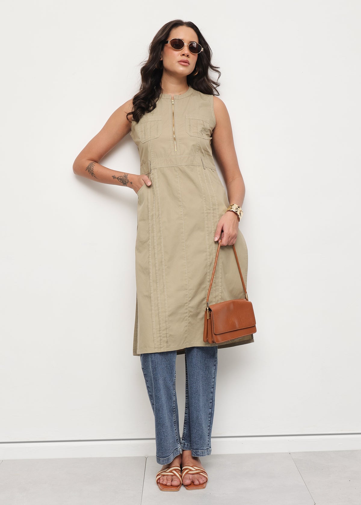 HAMILTON TUNIC - BEIGE