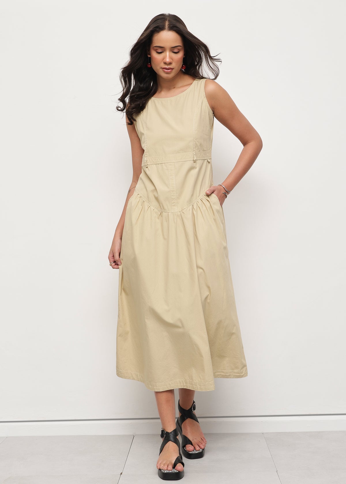 VERONA MIDDI - BEIGE