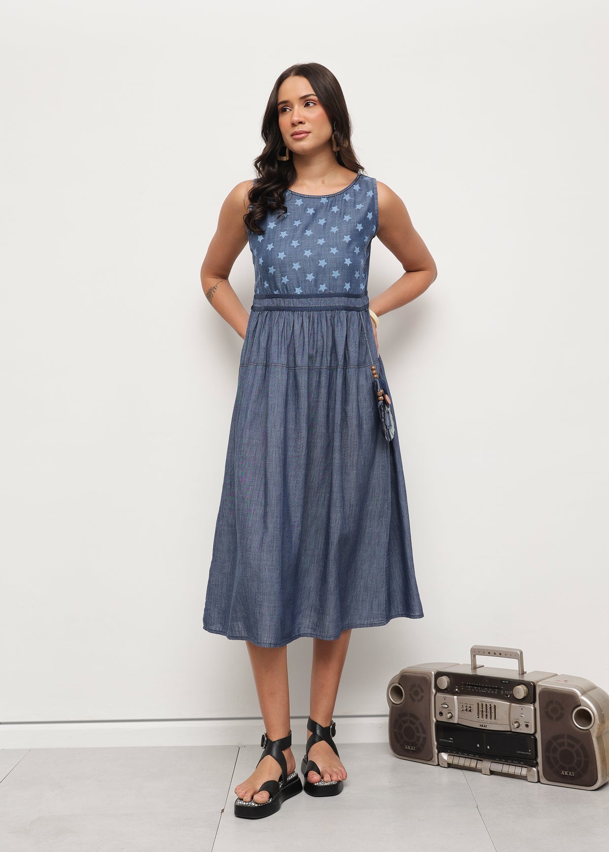 COSMO DENIM DRESS