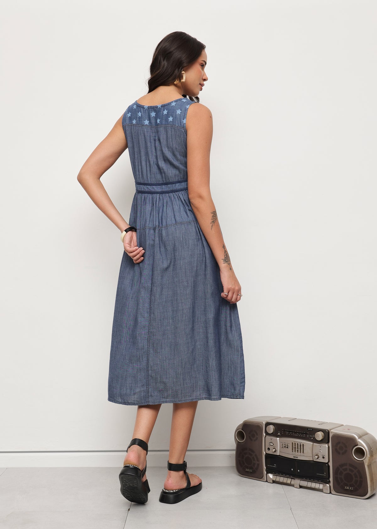 COSMO DENIM DRESS