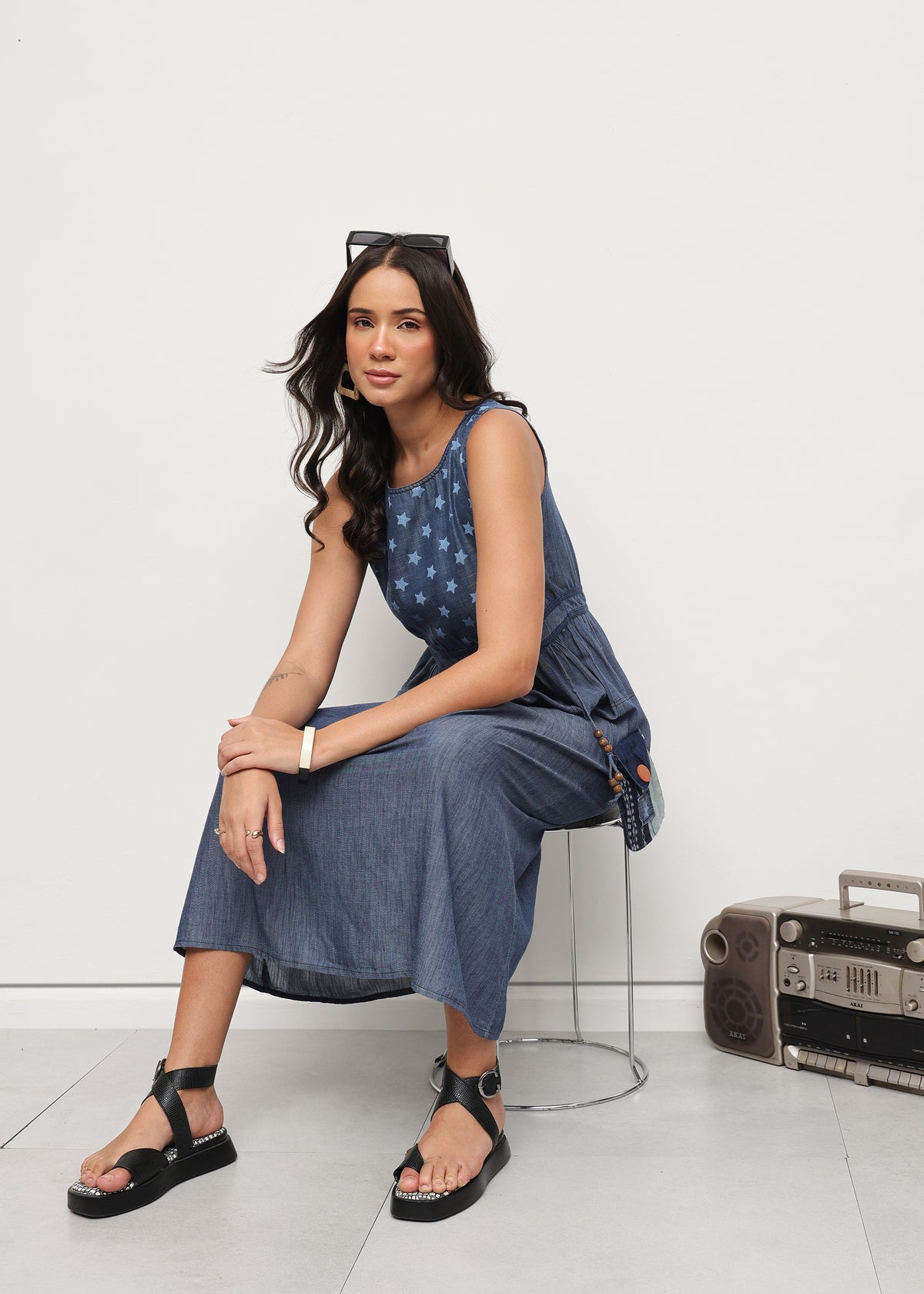 COSMO DENIM DRESS