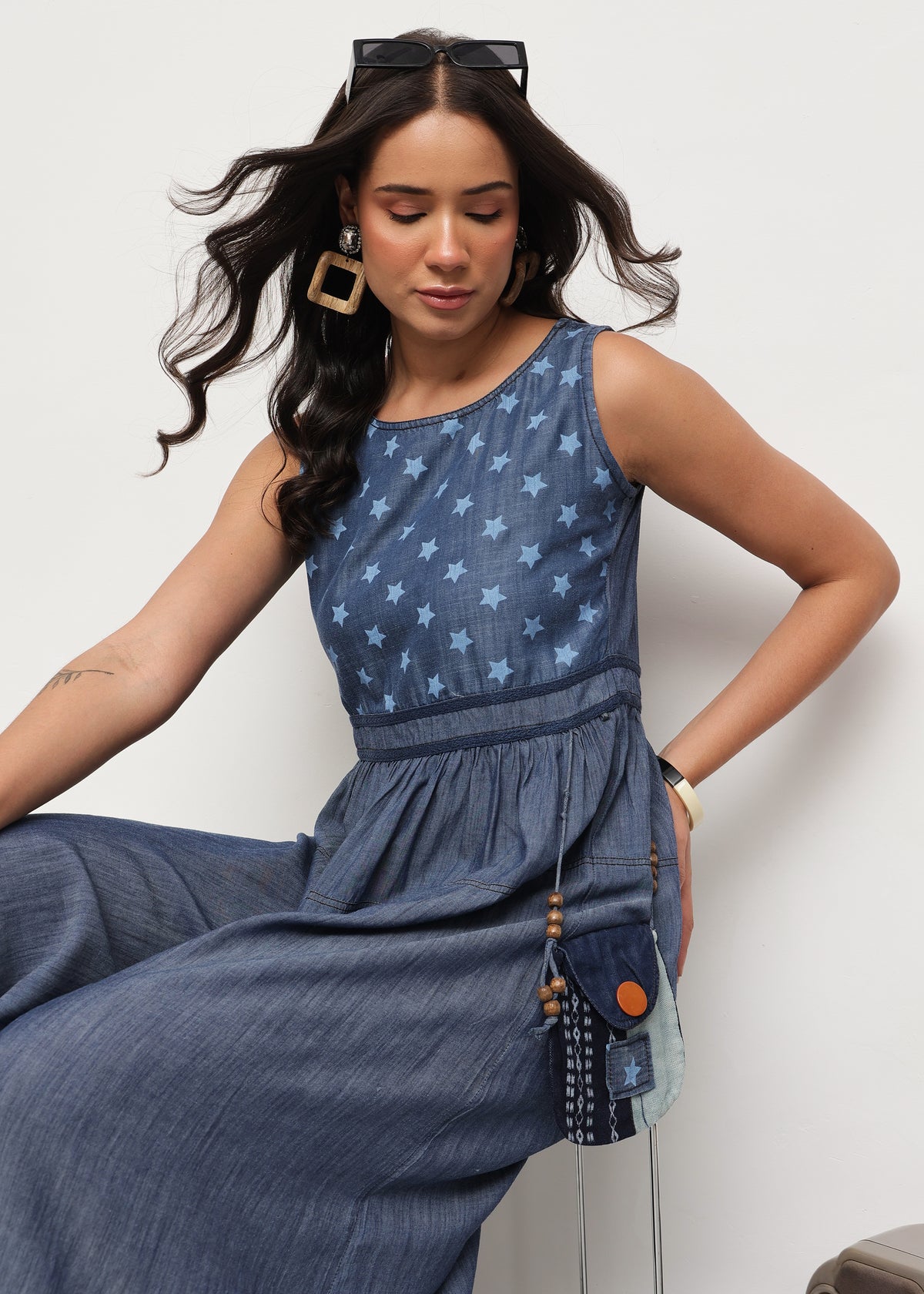 COSMO DENIM DRESS