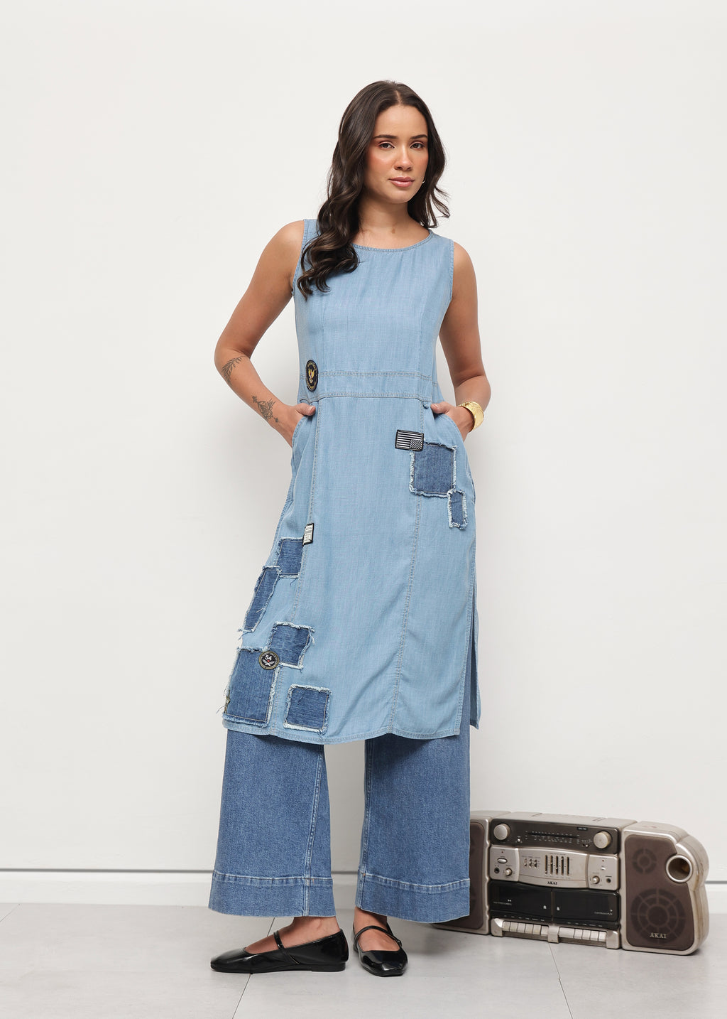 BANYAN DENIM KURTA