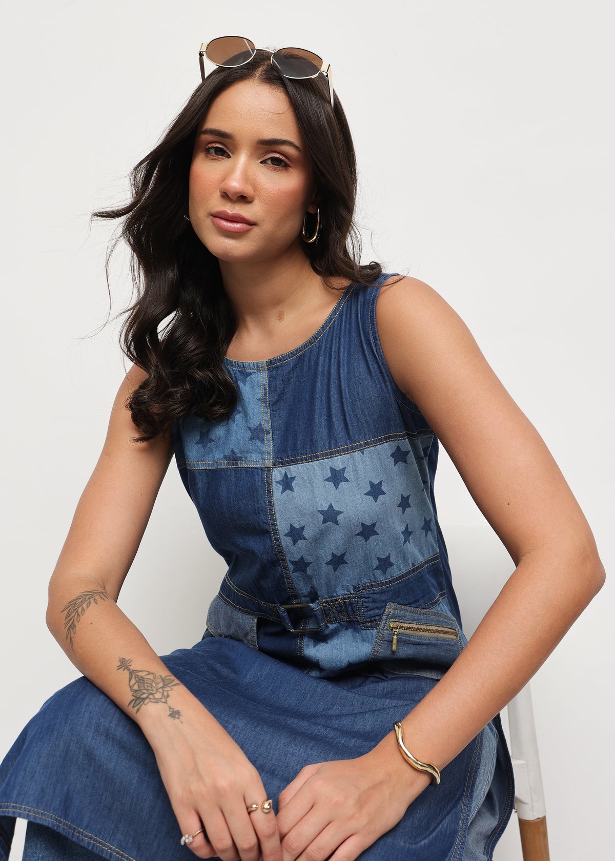 STARDUST DENIM KURTA
