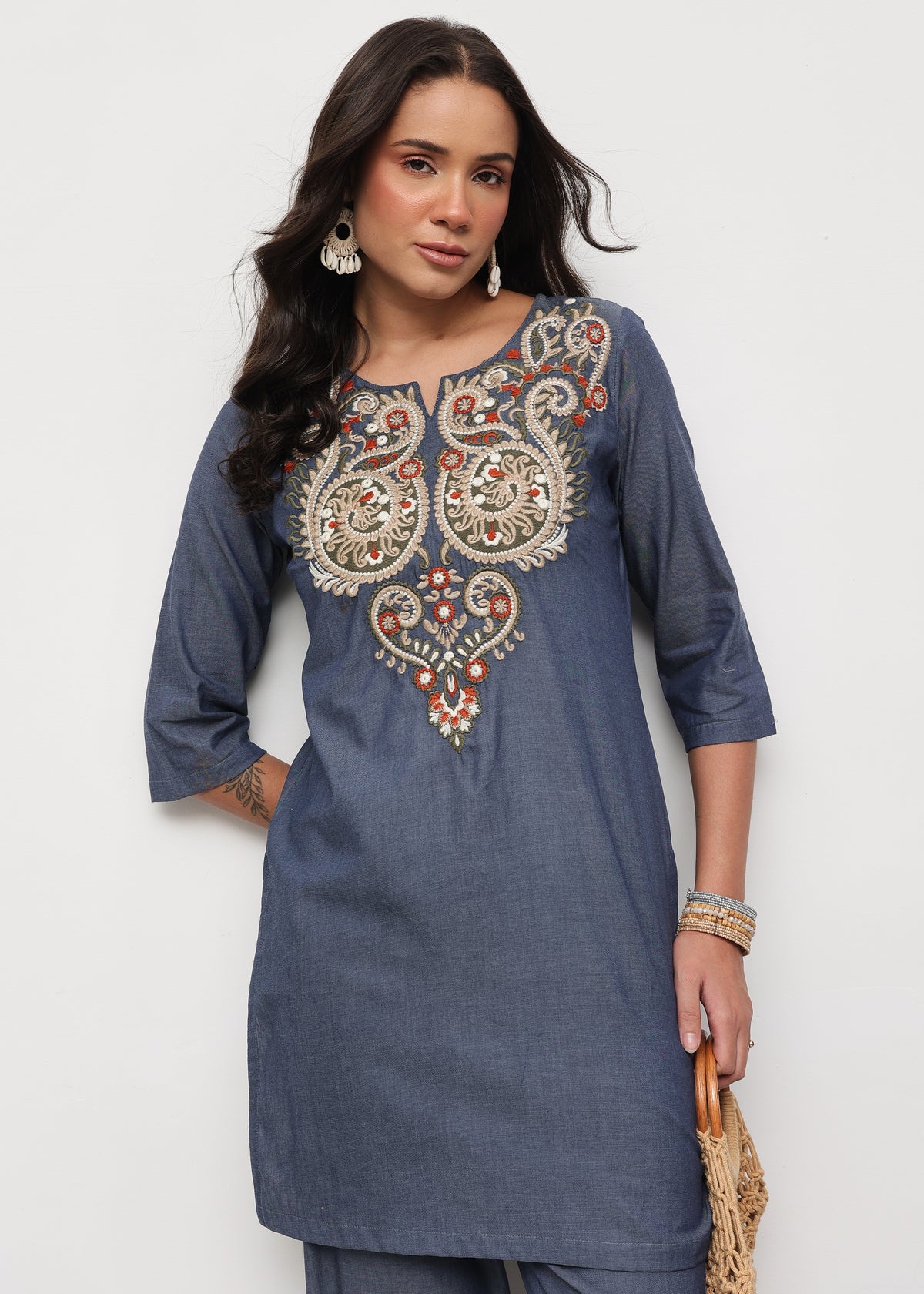 BOHO DENIM COORD-SET 2