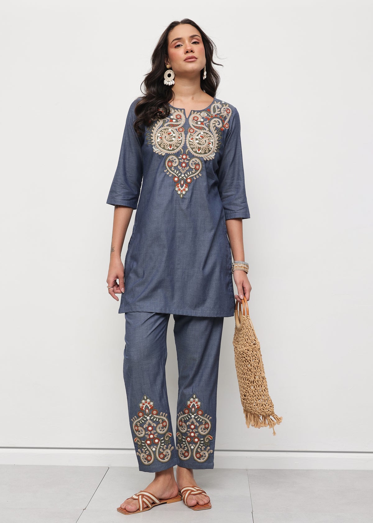 BOHO DENIM COORD-SET 2