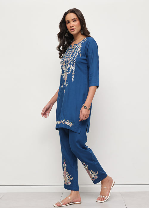 BLOSSOM COORDSET - INDIGO
